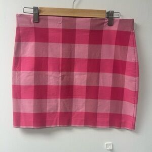 Autre Filles Pink Plaid Women's mini skirt